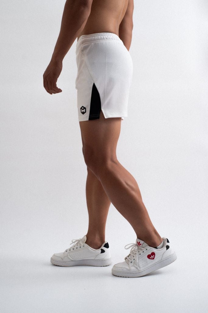 Quần Short thể thao Quần tập Gym, Quần chạy bộ ,... vải poly hai da dáng nửa đù GYMMAX T112023 G1159