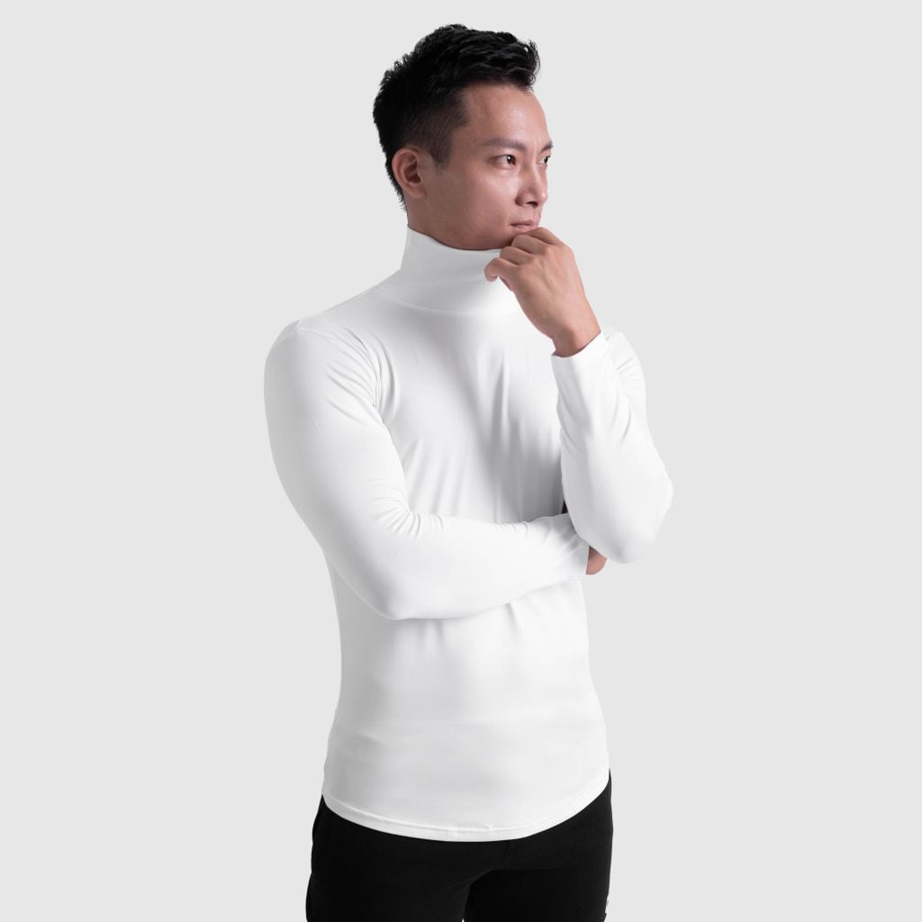 Áo giữ nhiệt - CỔ CAO 9CM - thun lạnh - The Max T92024 G09193 (mặc lót, mặc chơi thể thao) (11.0)