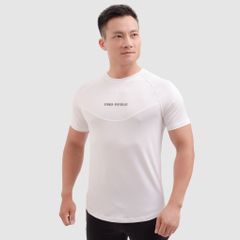 Áo cộc tay body phối dải chỉ ngực Gymmax-Gymforlife T72024 G07171