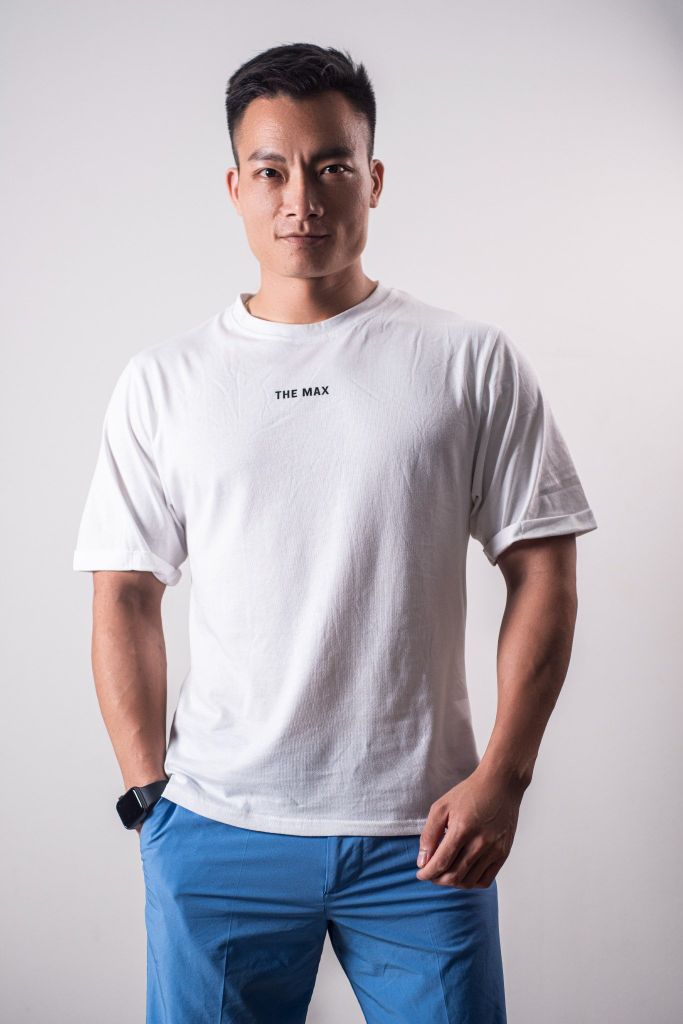 Áo Cộc tay Coton dáng oversize ( themax in chữ nhỏ )