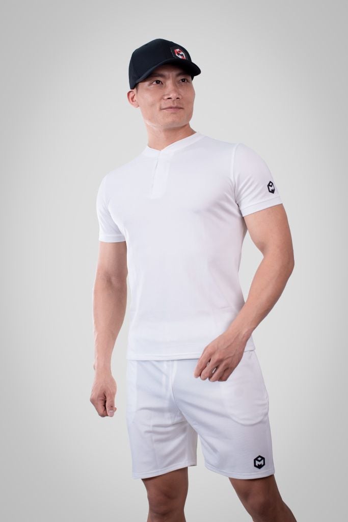 Bộ thể thao cộc tay vải lacoste  T5BN