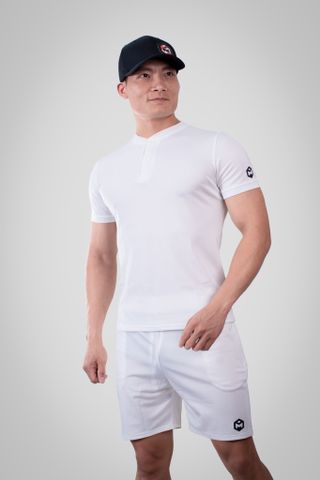 Bộ thể thao cộc tay vải lacoste  T5BN