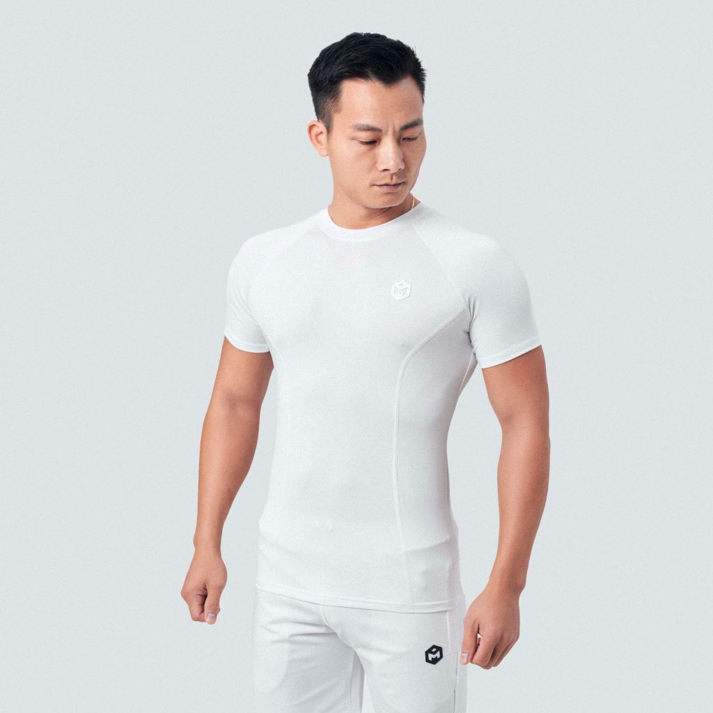 [CAO CẤP] Áo cộc tay body combat vải thun lụa THE MAX G02231