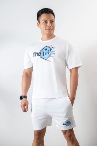 Bộ Thể thao oversize vải Lacote Logo THEMAX in màu chữ lớn ( bản đ.ặ.c biệt )