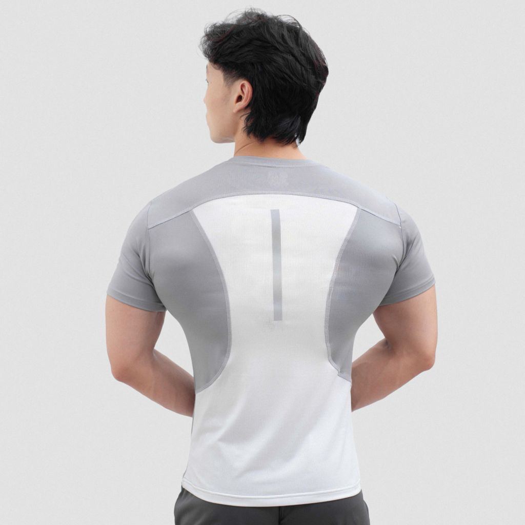 Áo cộc tay phối lưng dáng body THE MAX T72024 G07165