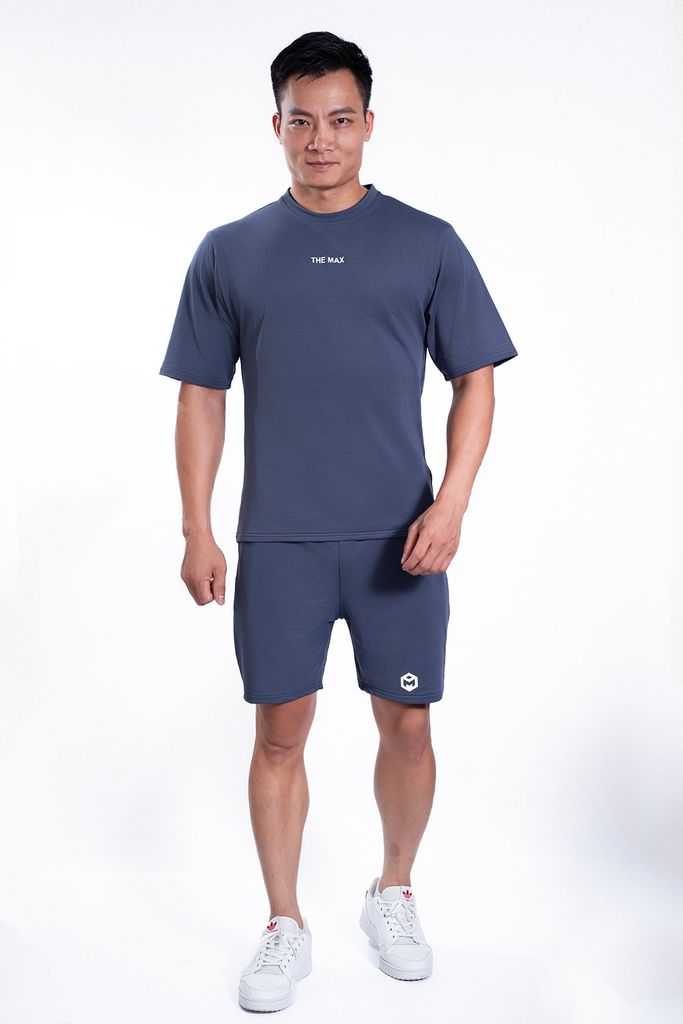 Bộ Thể Thao oversize vải Lacote Logo T.H.E.M.A.X chữ nhỏ ( bản đặc biệt)