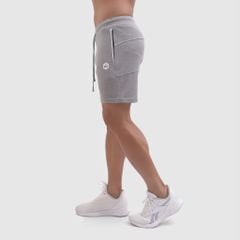 Quần short thể thao phối cầu mông vải nỉ da cá T72024 G07174