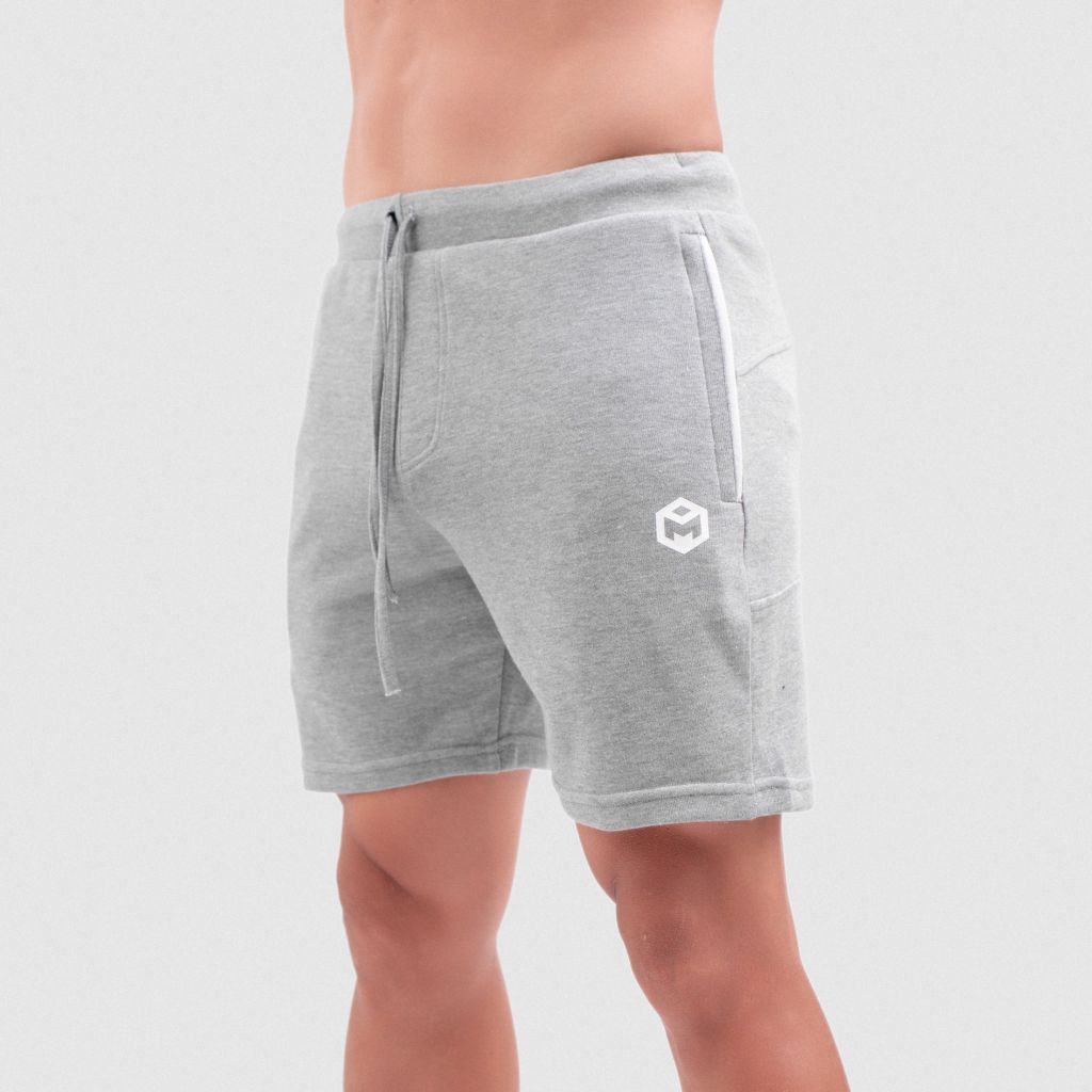 Quần short thể thao phối cầu mông vải nỉ da cá T72024 G07174