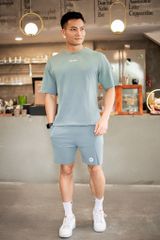 Bộ Thể Thao oversize vải Lacote Logo T.H.E.M.A.X chữ nhỏ ( bản đặc biệt)