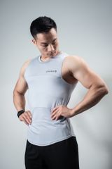 Áo Tanktop Thể thao SuperMax ( bông ngang )