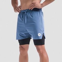 Quần short hai lớp vải gió co giãn The Max G11225