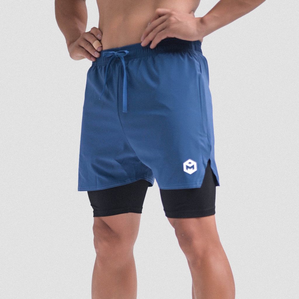 Quần short hai lớp vải gió co giãn The Max G11225