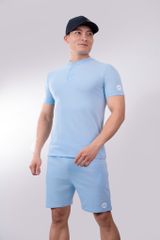 Bộ thể thao cộc tay vải lacoste  T5BN