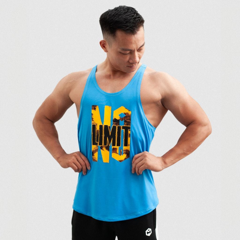 Áo ba lỗ nam dáng quai nhỏ vải thun lạnh NO LIMIT T62024 G06149