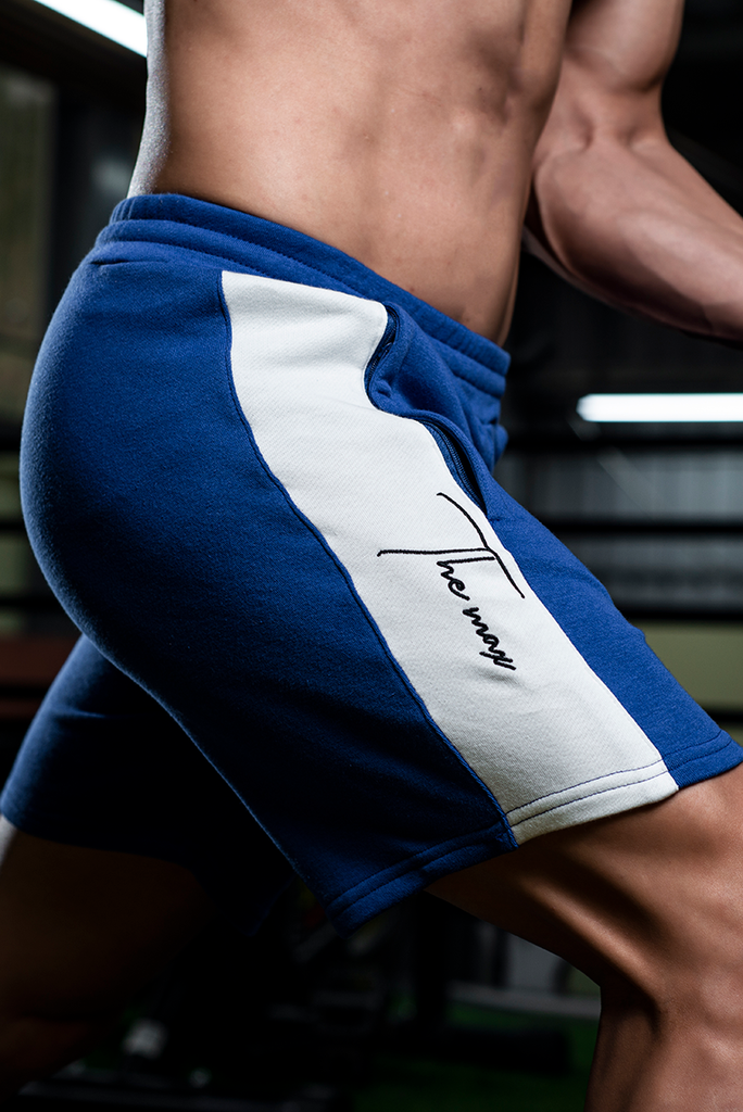 Quần Short nỉ Oversize THEMAX ( phối sọc hai bên hông )