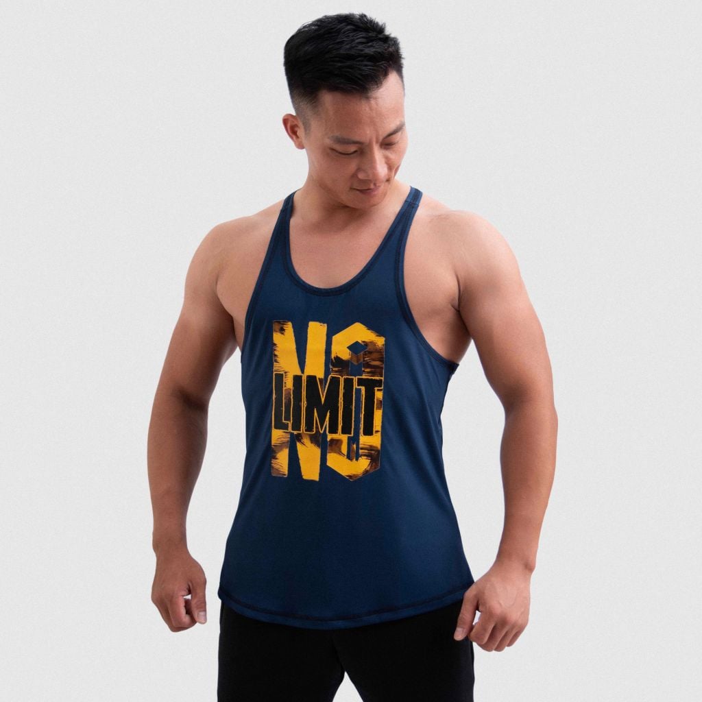 Áo ba lỗ nam dáng quai nhỏ vải thun lạnh NO LIMIT T62024 G06149