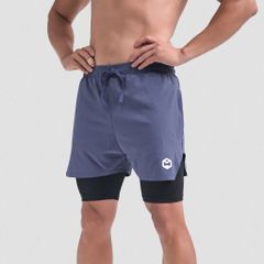 Quần short hai lớp vải gió co giãn The Max G11225