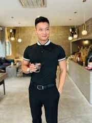 Áo Polo Luxury cổ trụ vải thun lụa