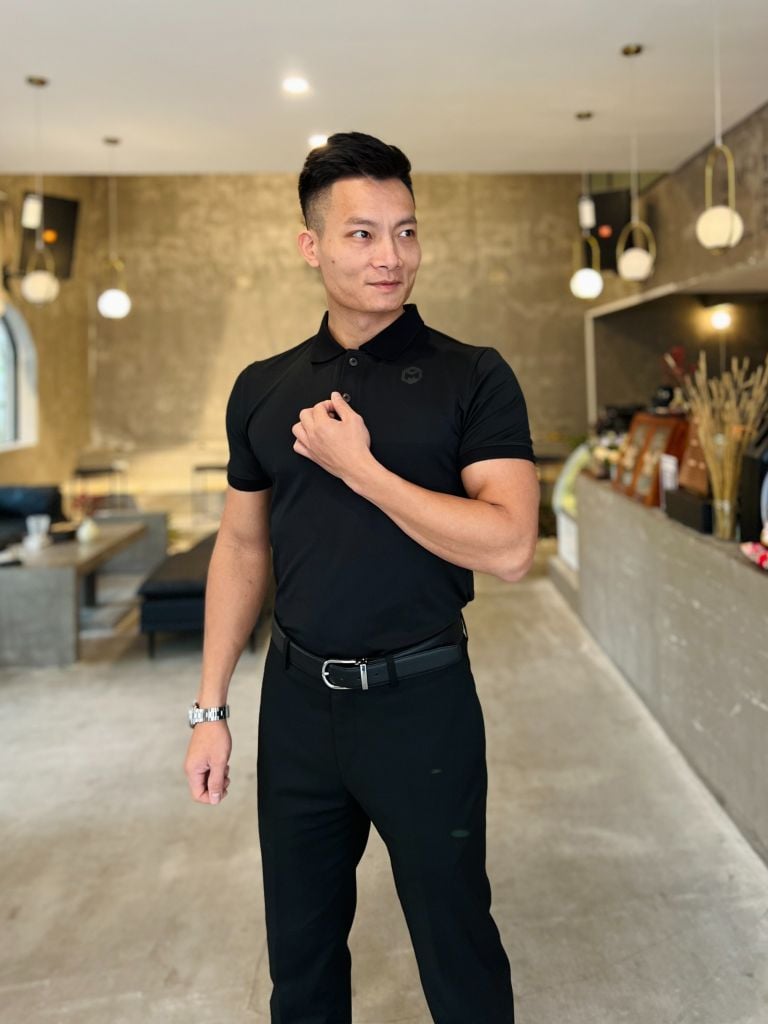 ÁO POLO LUX_URY cổ bẻ ( vải thun lụa )