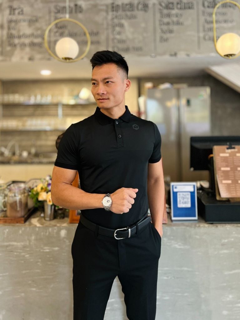 ÁO POLO LUX_URY cổ bẻ ( vải thun lụa )