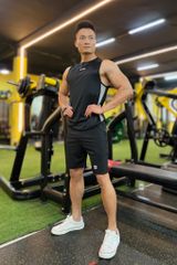 TankTop vải mè Phối Sườn THEMAX