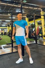 Bộ cộc tay phối màu THEMAX( vải thun lụa )