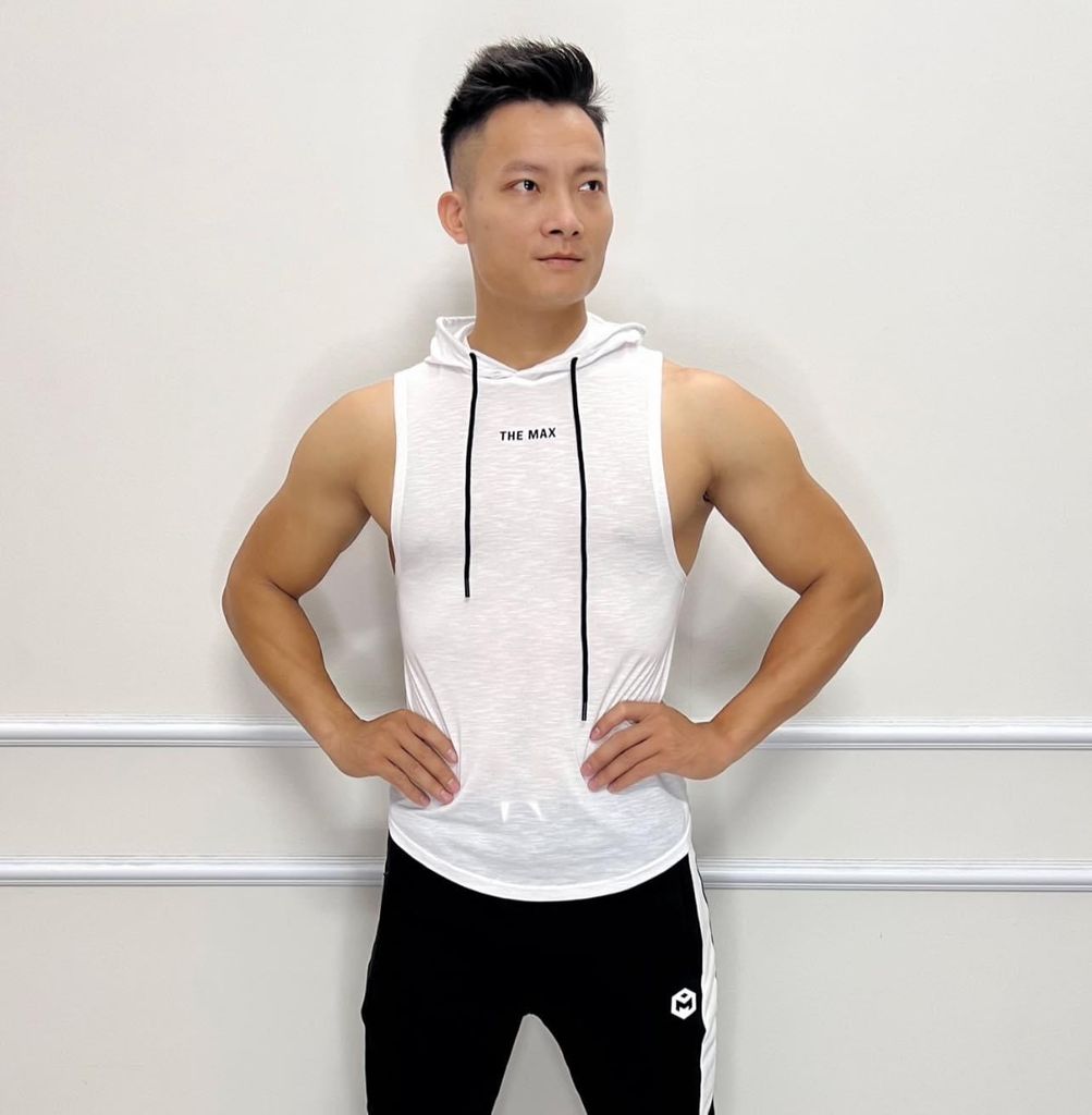 Áo Tank Top Có Mũ TheMax (thun 4 chiều)