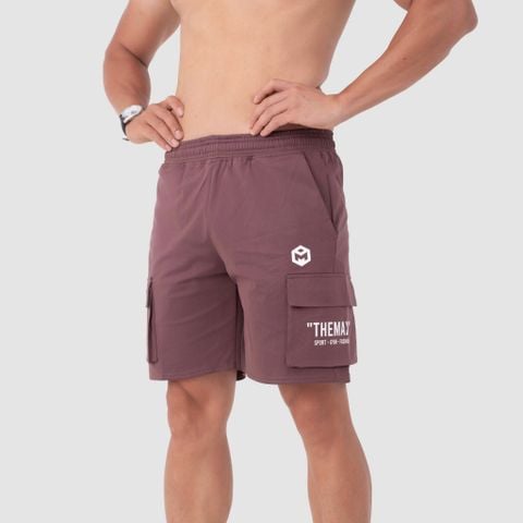 Quần short túi hộp 2.0 vải gió The Max G11230 (logo thân túi)