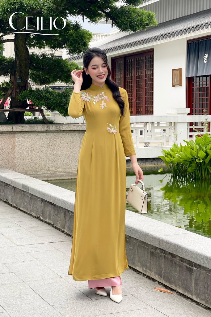 AD26 Áo Dài Uyển Dư