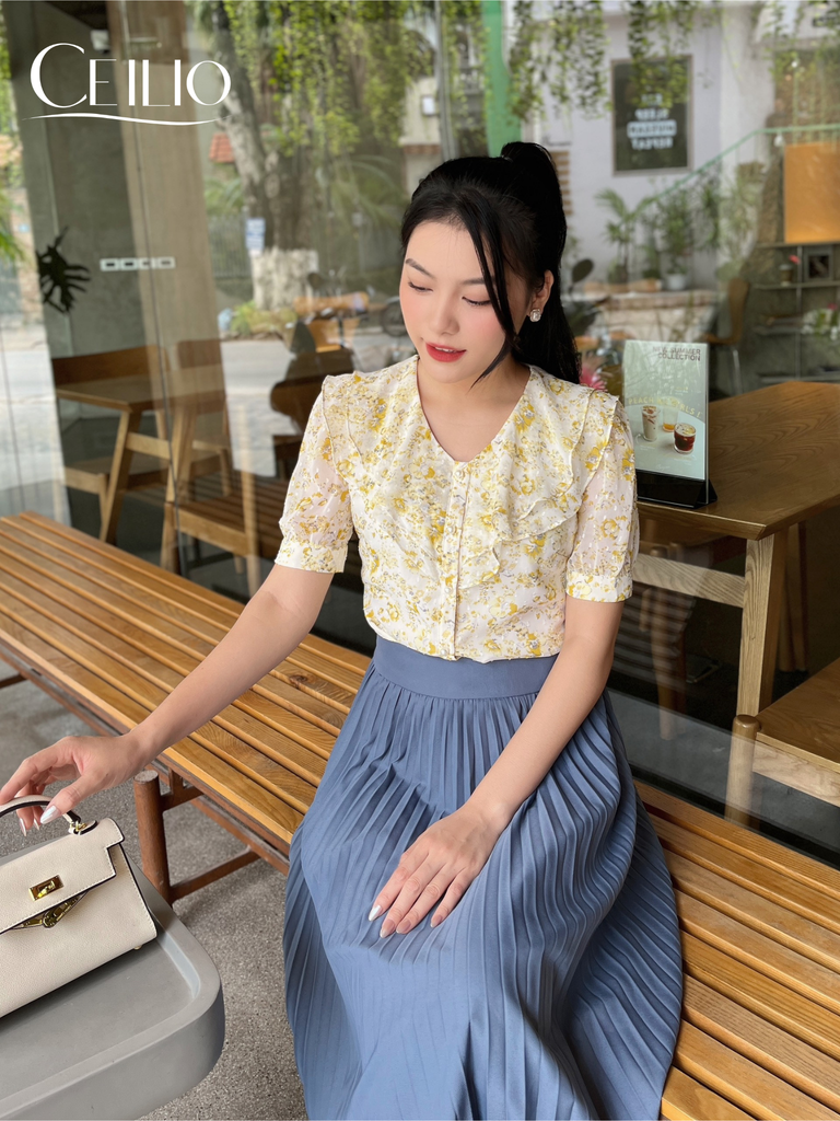 SM166 CF sơ mi CT cổ kép