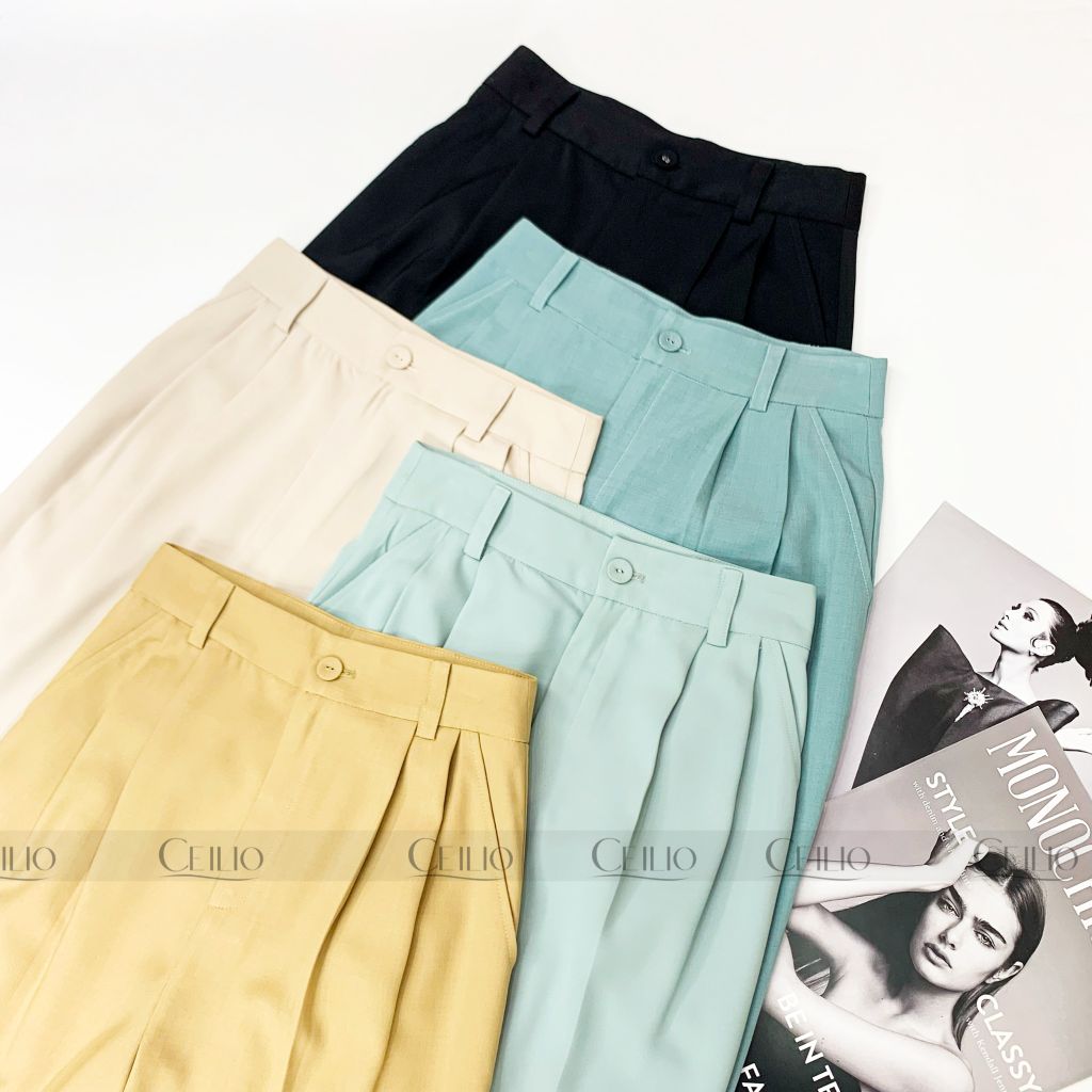 Q20 Quần baggy 4 ly trước