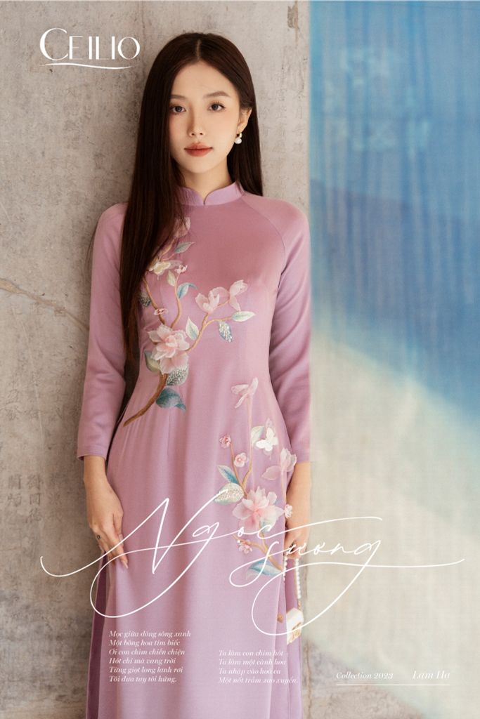 AD082 Áo Dài Ngọc Sương