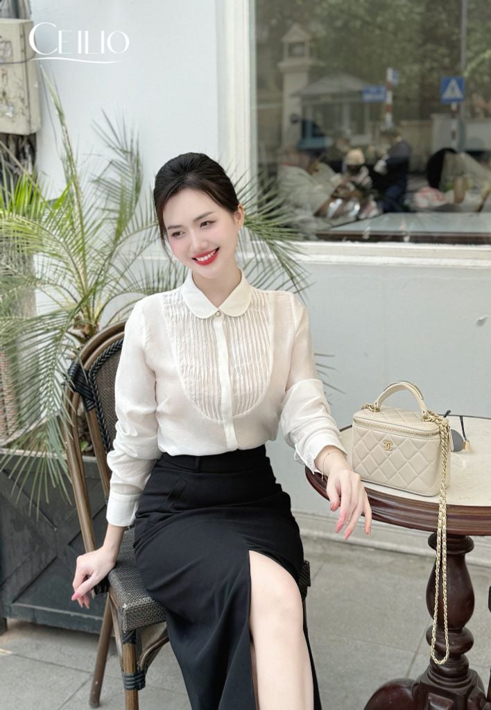 SM383 Somi Trắng Phối Ly Vặn