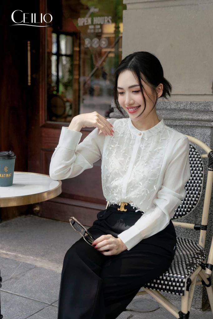 Sơ mi trắng nẹp bong SM359