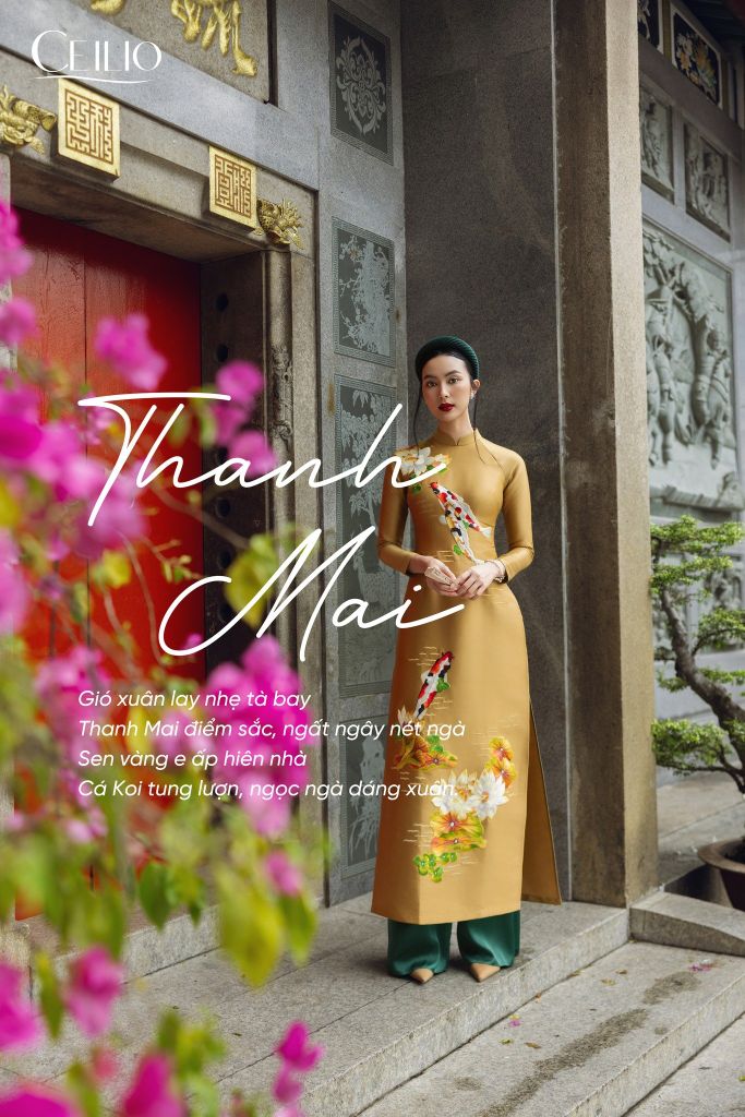 AD153 Áo Dài Thanh Mai