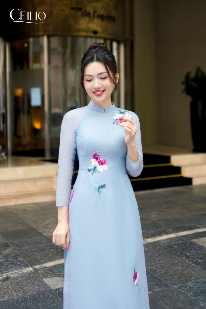 AD142 Áo Dài Yên Điệp
