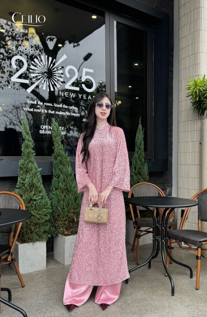 AD514 Áo Dài Kim Sa