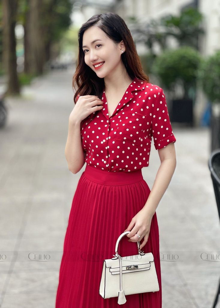 EH SM34 Somi chấm bi trắng