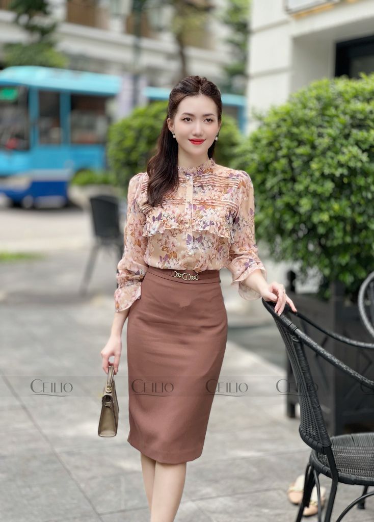 EH SM36 Somi hoa xếp ly và bèo ngực