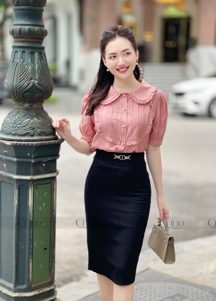 FH SM43 Somi bèo ngực xếp li
