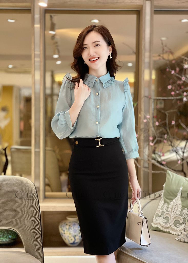 DH SM08  Somi cổ đức phối viền bèo