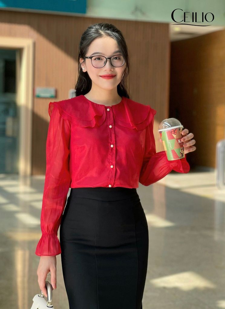 SM215 CK sơ mi cổ kép