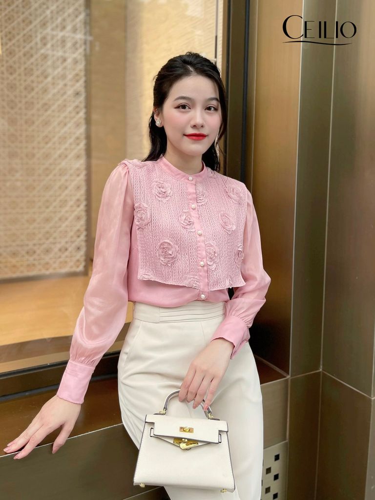 SM227 CL SM yếm cổ đáp hoa