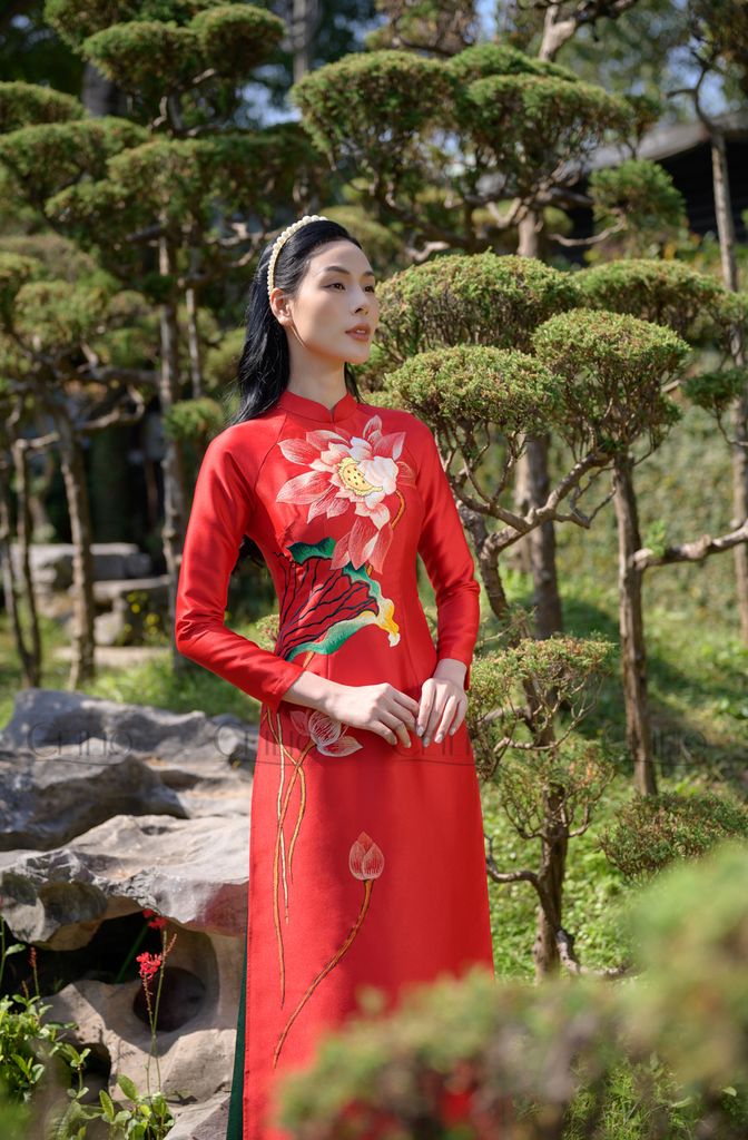 AD223 Áo Dài Cát An
