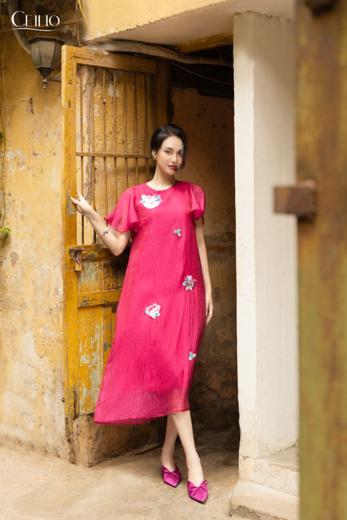 V83 Đầm Tơ Viên Hân