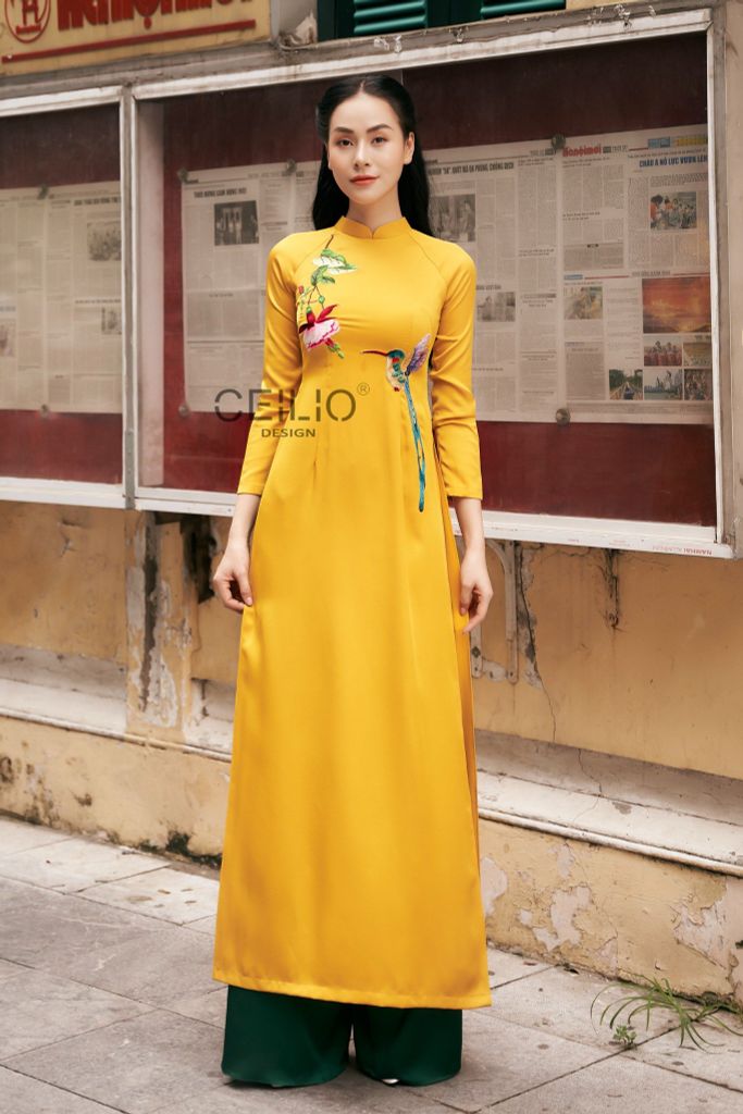 AD195_Vàng_Hoa Đèn Lồng_Phố Thu CEILIO