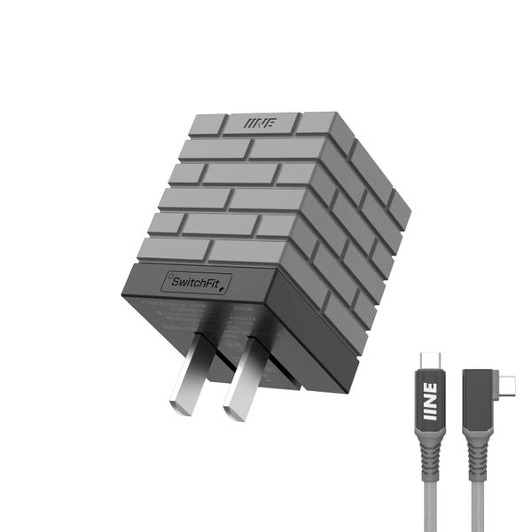 IINE 2-in-1 Mini 20W Charging & Video Converter cho Switch 4K30HZ 1080P60HZ