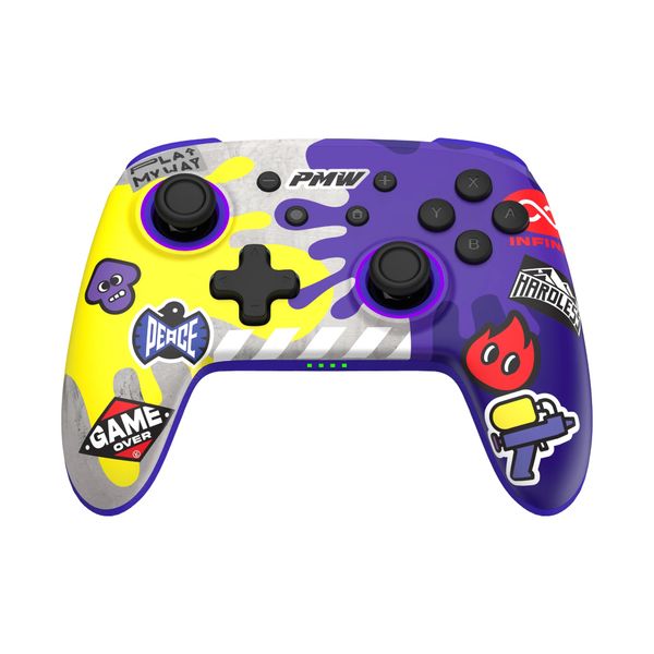 Tay cầm không dây Splatoon cho Nintendo Switch IINE PWN - L695