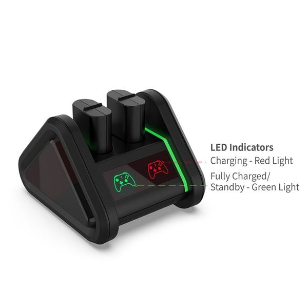 Bộ Pin Kèm Đế Sạc cho Tay Cầm Xbox Series, Xbox One / DOBE TYX-0672S