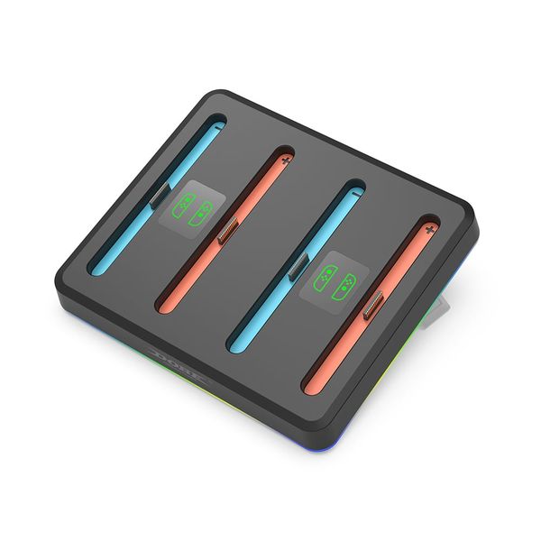 Đế sạc 4 Joycon tích hợp đèn LED RGB - DOBE TNS 3160 Black